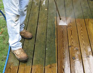 Wooden Deck Cleaning